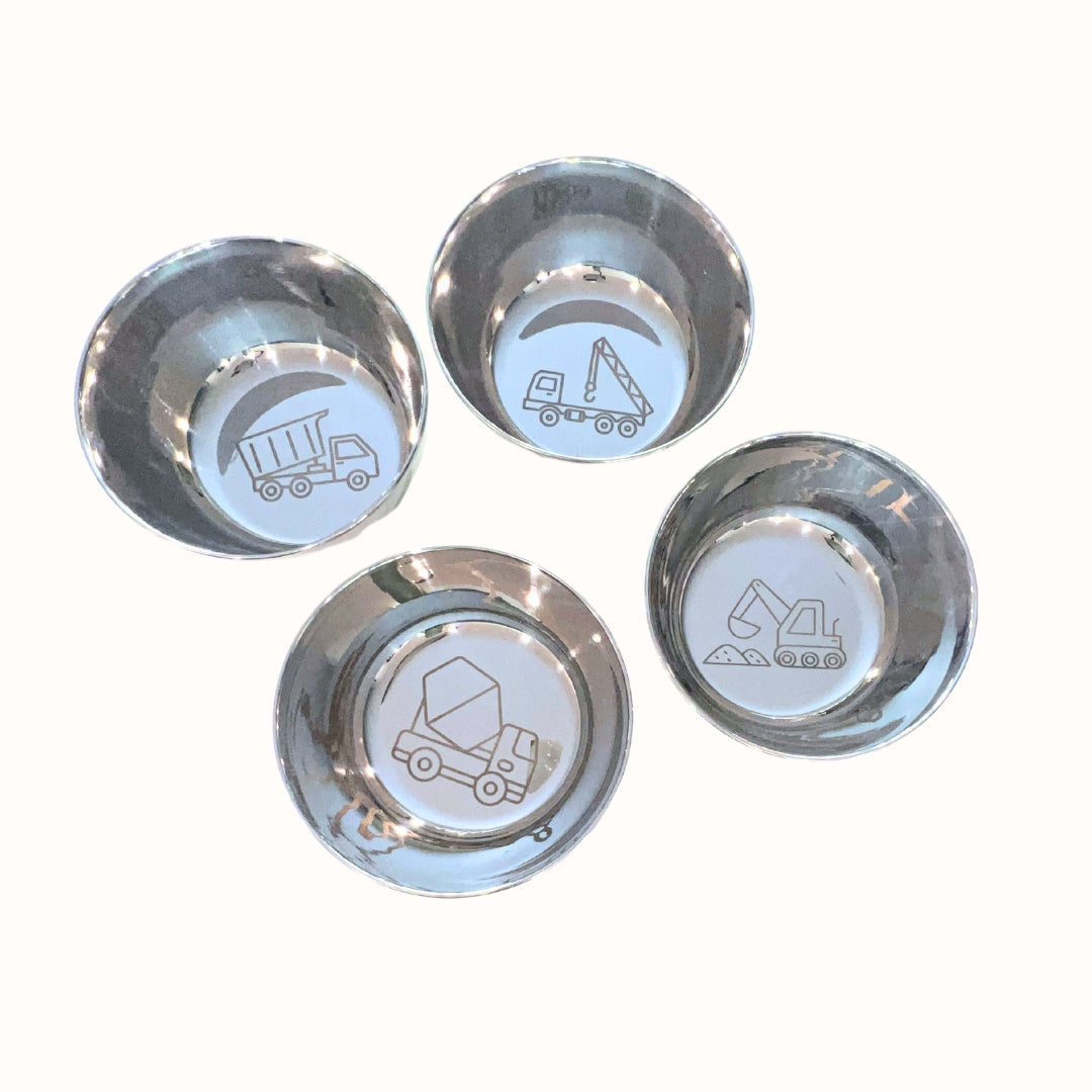 Trucks Stainless Steel Small Bowl Set (Four)