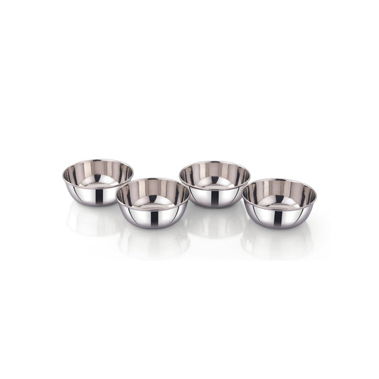 Stainless Steel Small Bowl Set (Four)