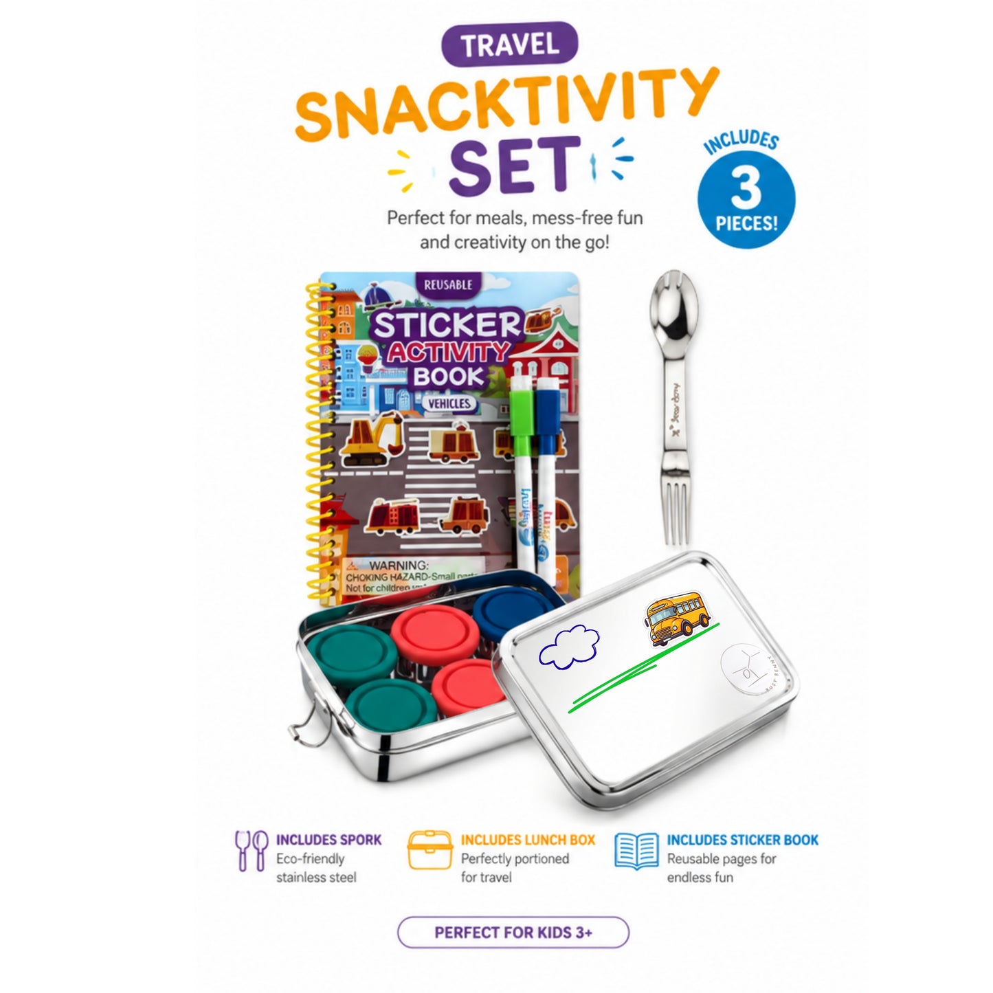 Busy Benny Travel Snacktivity Set