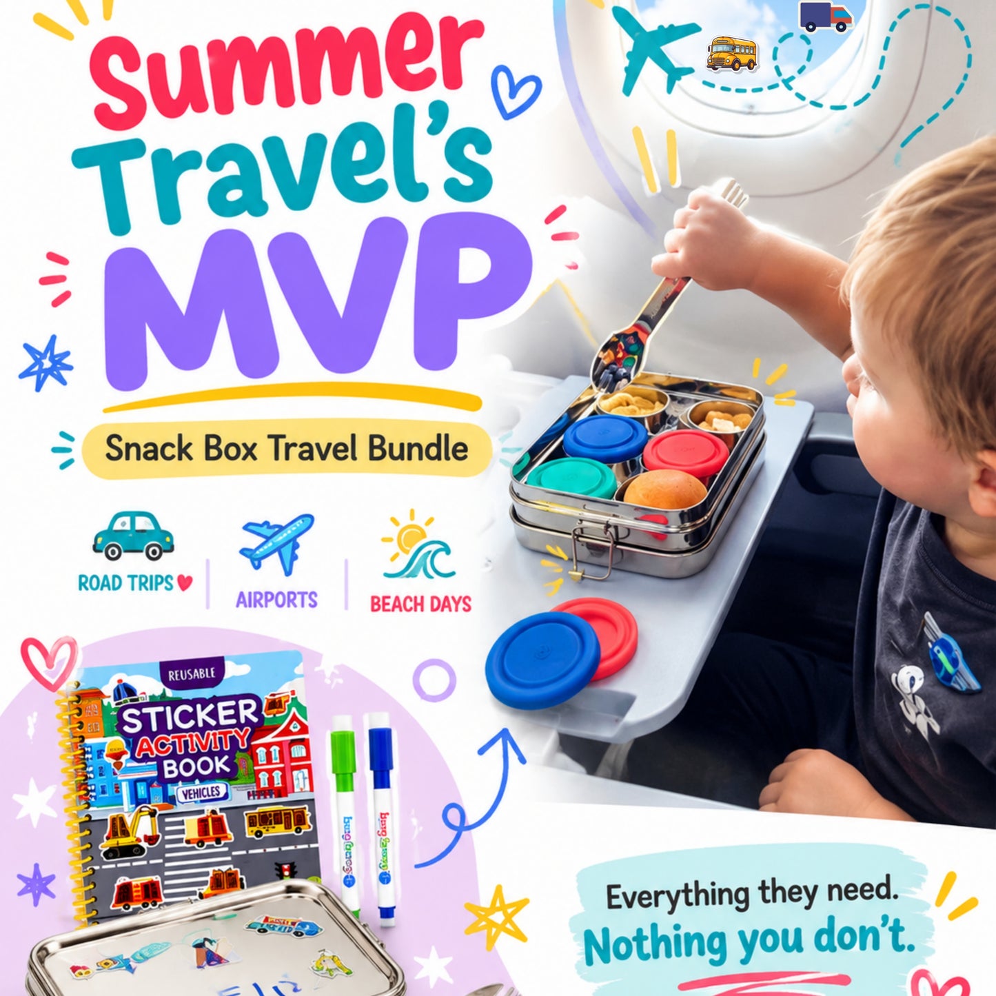 Busy Benny Travel Snacktivity Set