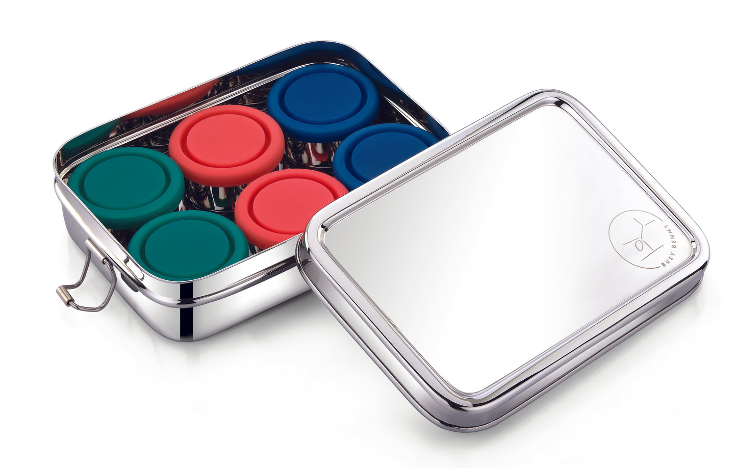 Stainless Steel Bento Snack Box for On-the-Go