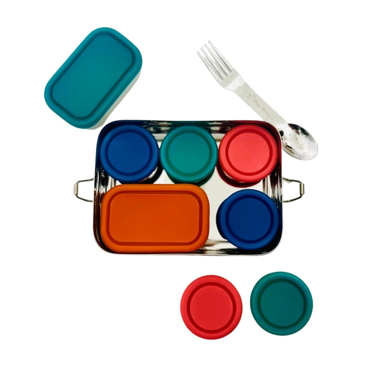 Stainless Steel Snack Box Bundle for On-The-Go Snacking